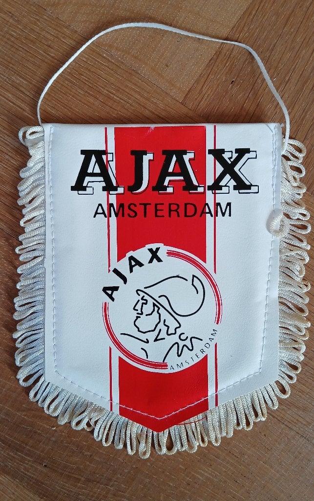AJAX auto vaantje jaren 90., Ophalen of Verzenden, Zo goed als nieuw, Ajax, Vaantje of Sjaal