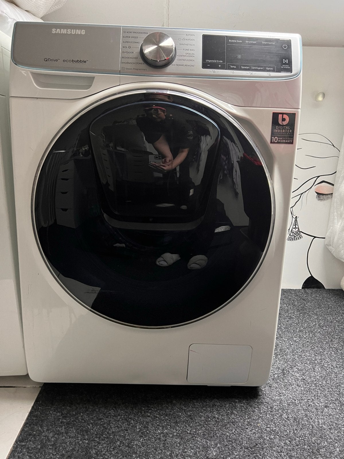 Samsung QuickDrive EcoBubble Wasmachine - DEFECT, Witgoed en Apparatuur, Ophalen of Verzenden, Niet werkend, Voorlader