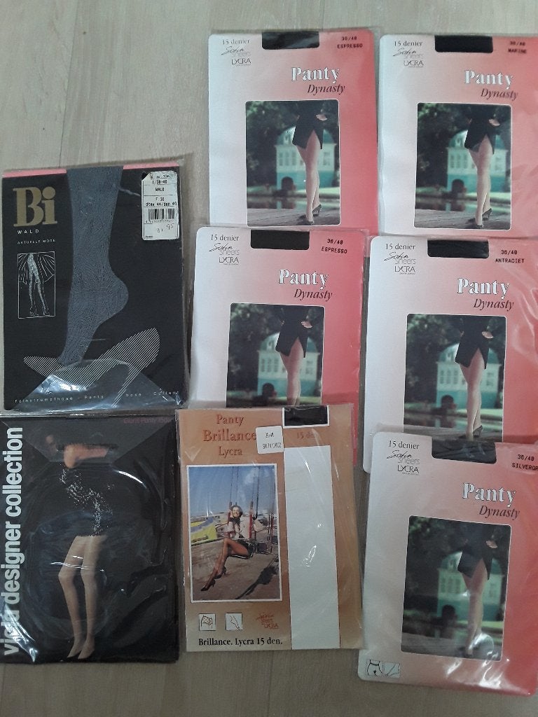 8 paar panty's, Kleding | Dames, Nieuw, Ophalen of Verzenden, Panty, Overige kleuren