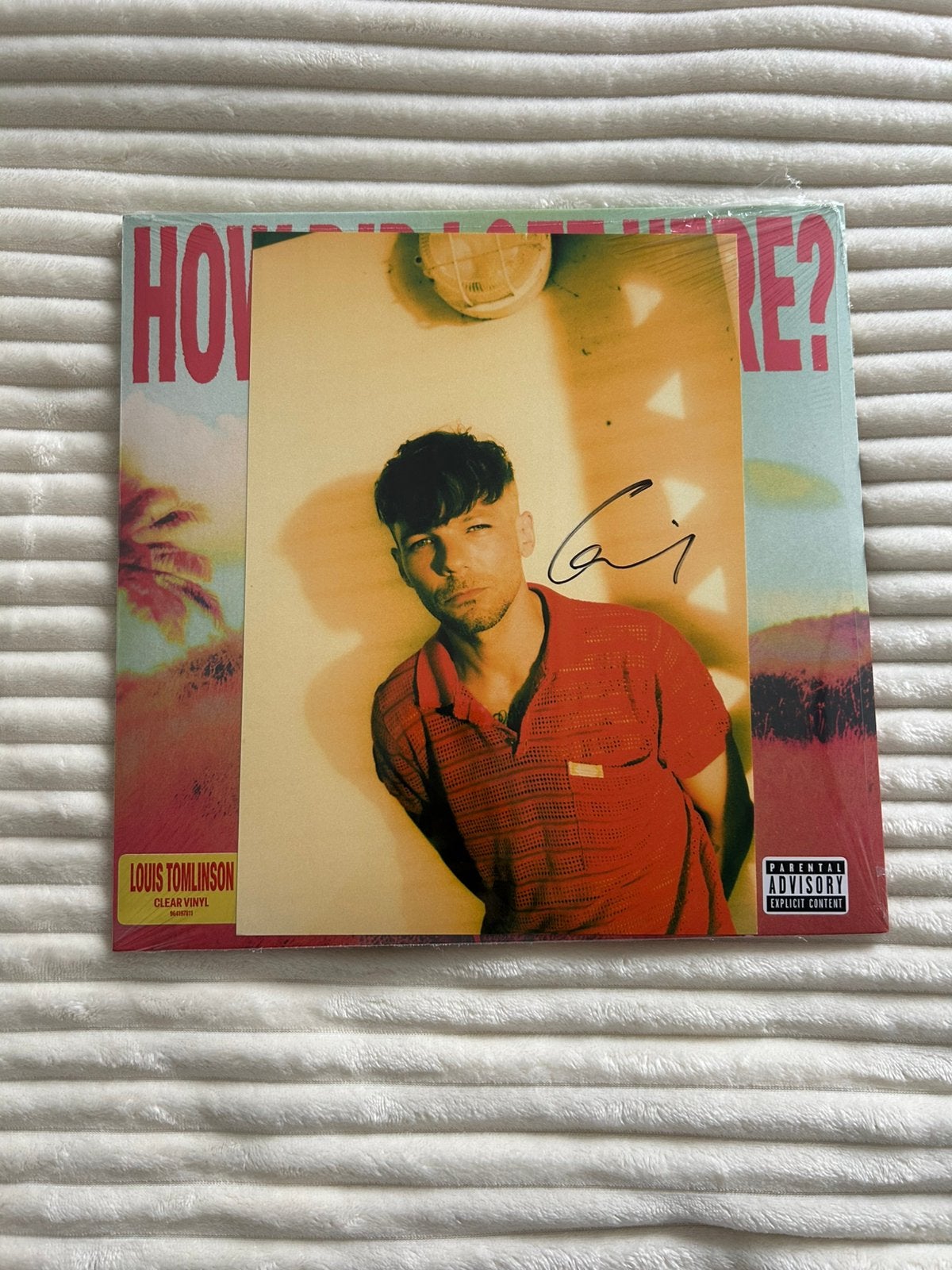 Louis Tomlinson How Did I Get Here? Signed vinyl, LP, Gesigneerd, 12 inch, Nieuw in verpakking