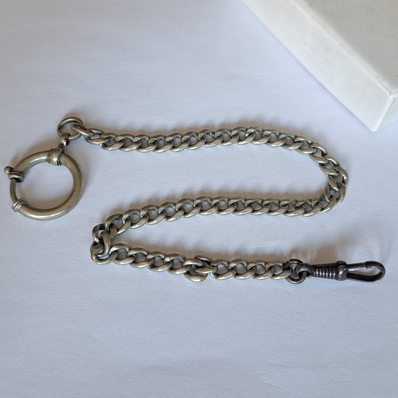 antiek oud horloge ketting horlogeketting voor zakhorloge, Sieraden, Tassen en Uiterlijk, Antieke sieraden, Verzenden, Overige materialen