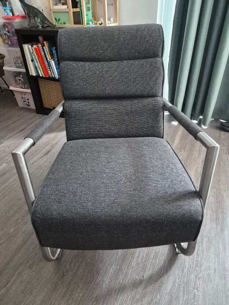 Xooon fauteuil/ stoel/ loungestoel, Ophalen, Minder dan 75 cm, Zo goed als nieuw, Stof