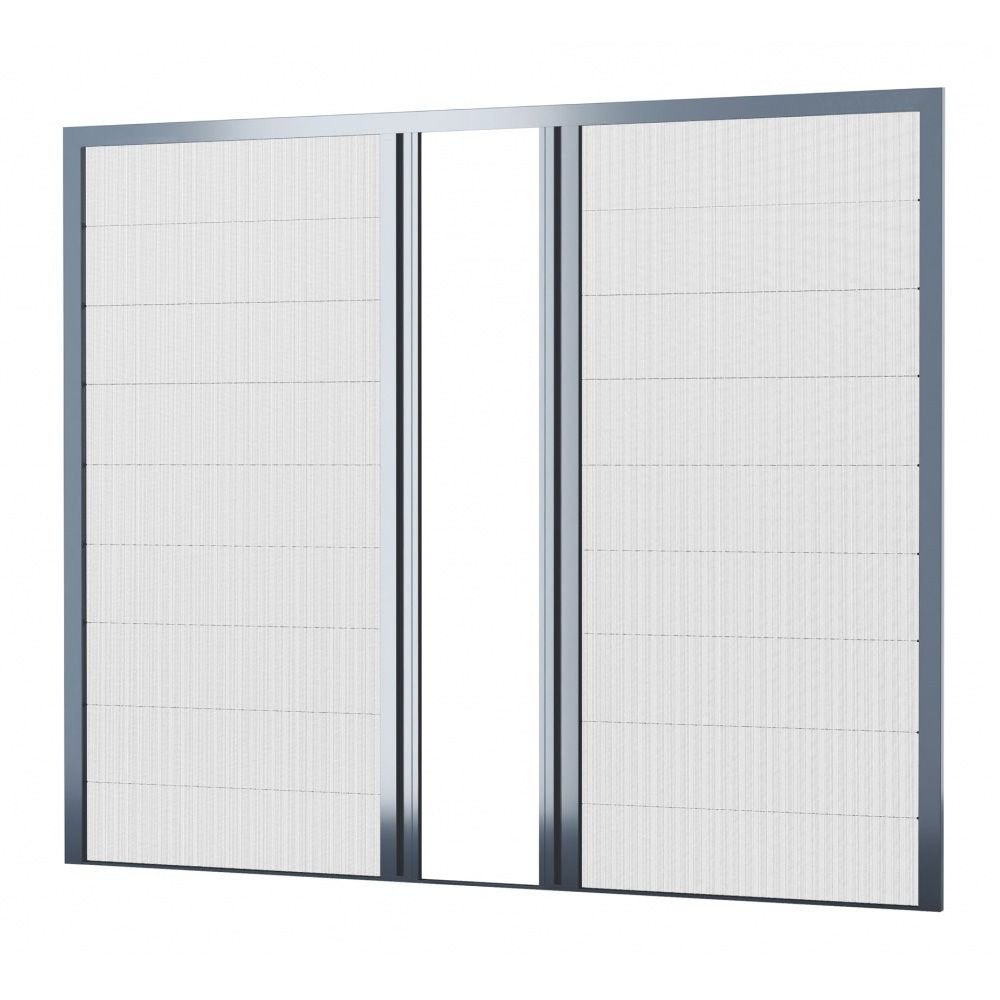 Witte Aluprof Plissé Harmony Hordeur met Aluminium Profiel, Ophalen, Hordeur, Nieuw, Metaal