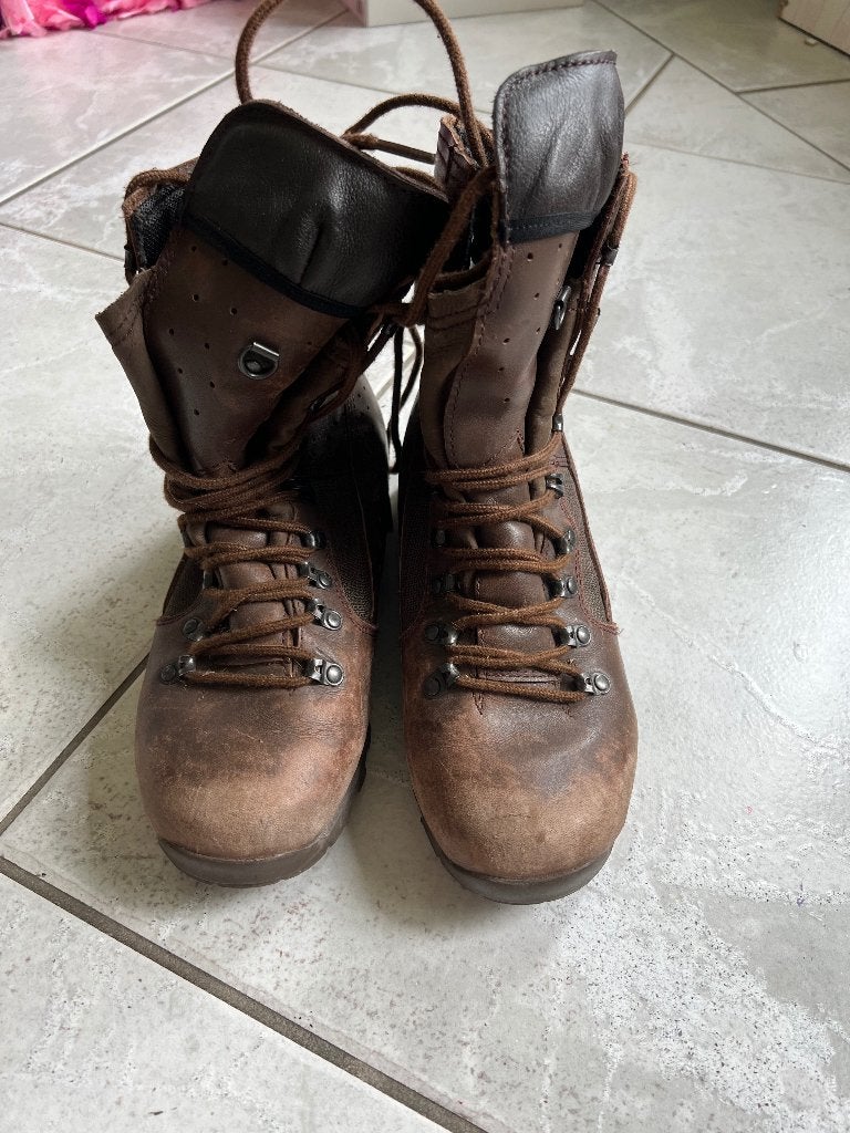 Gedragen paar Meindl 3637-10 Jungle Boots maat 270M. 43, Verzenden, Gebruikt, Schoenen