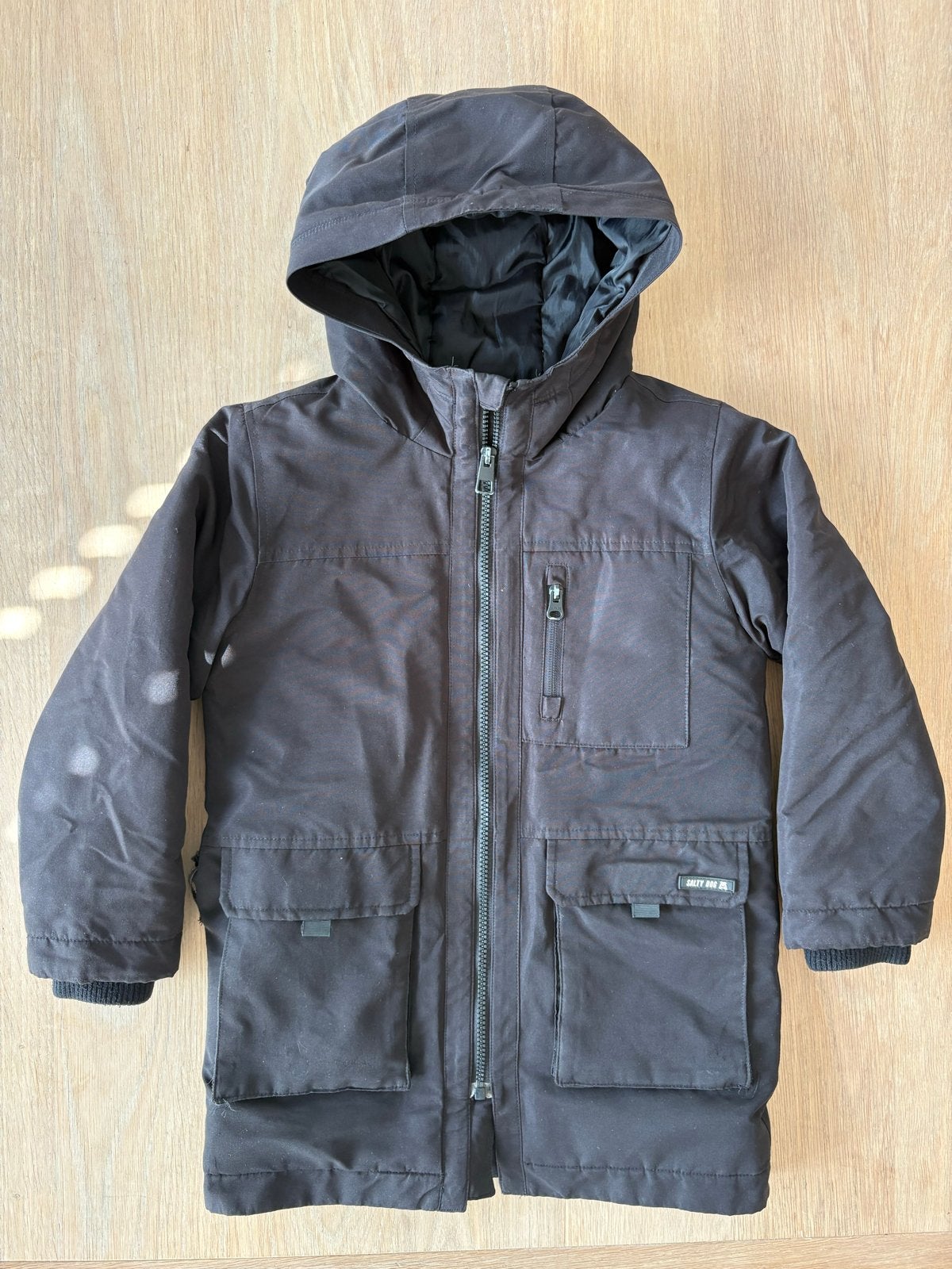 Jongens winterjas Salty Dog maat 122/128, Ophalen of Verzenden, Gebruikt, Jongen