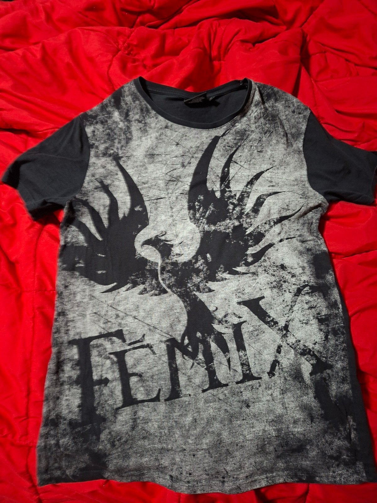 Toverland Fenix T-shirt Maat L, Maat 52/54 (L), Zwart, Toverland, Ophalen of Verzenden