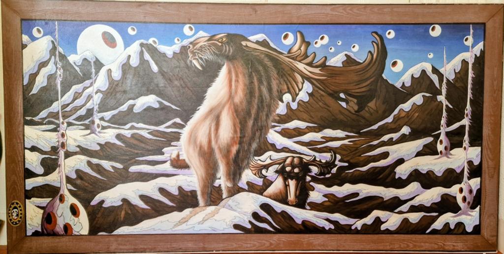 Magnum 'Mirador' album artwork naar Rodney Matthews, Ophalen