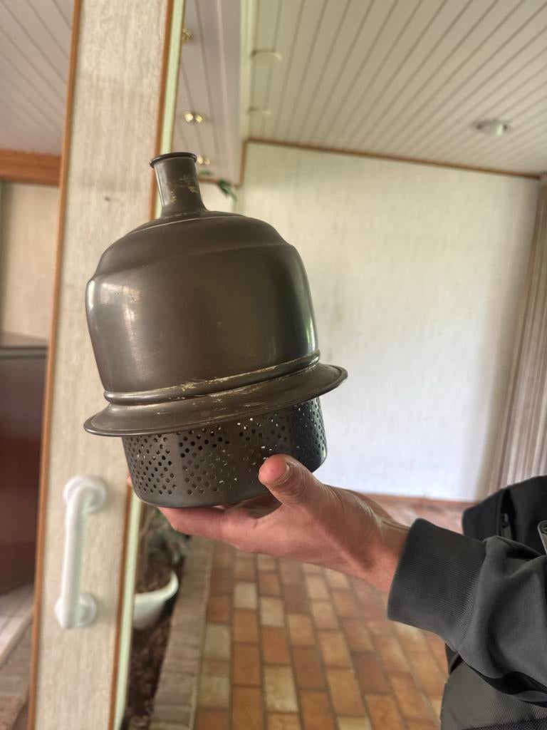 Vintage Retro Stoominzet / Groentestomer voor Pan, Ophalen of Verzenden
