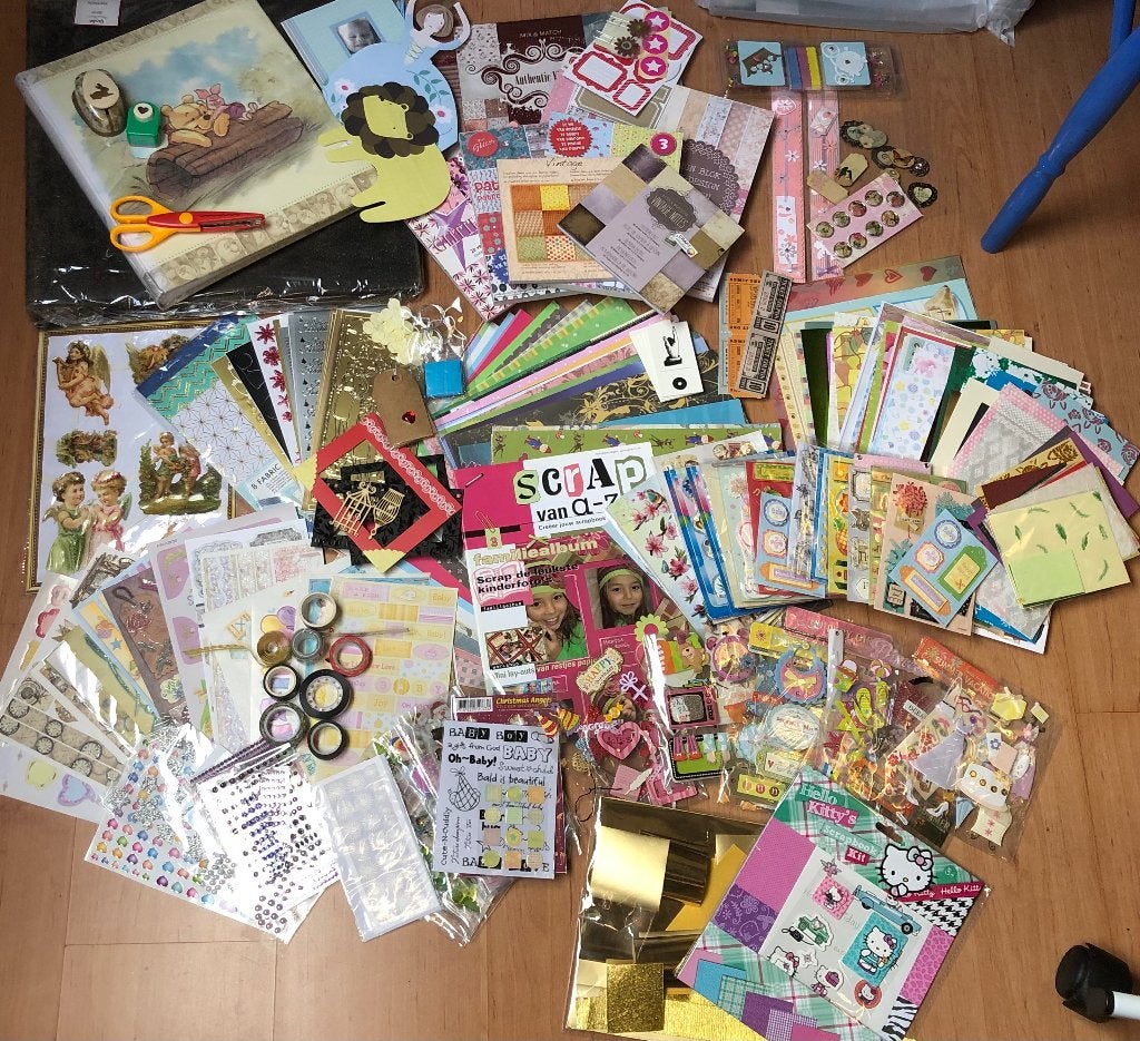 Groot pakket voor scrapbooking / journaling / scrap >10kg, Ophalen of Verzenden, Nieuw, Overige typen