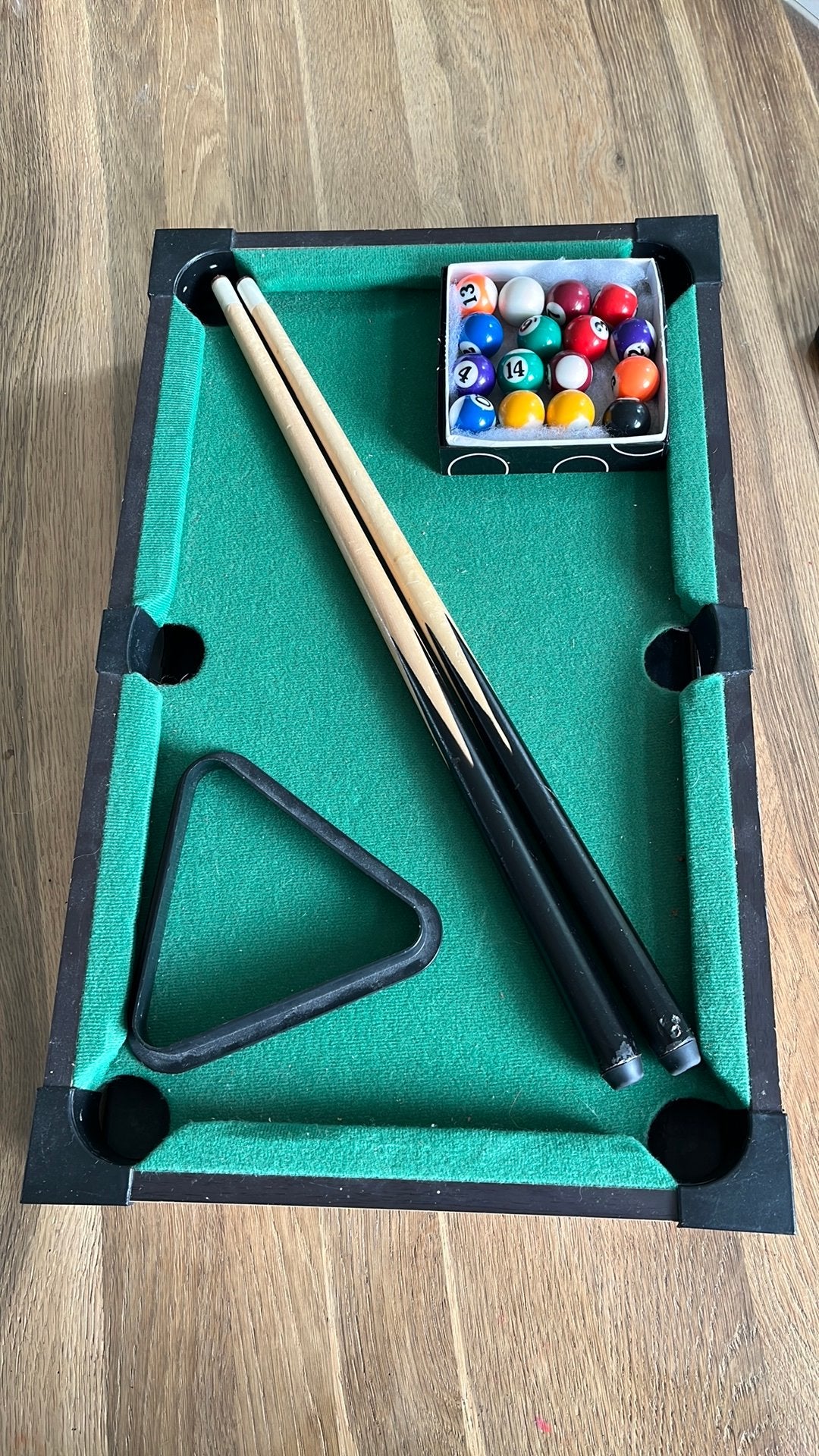 Mini biljart, Sport en Fitness, Biljarten en Poolen, Ophalen, Zo goed als nieuw, Biljarttafel