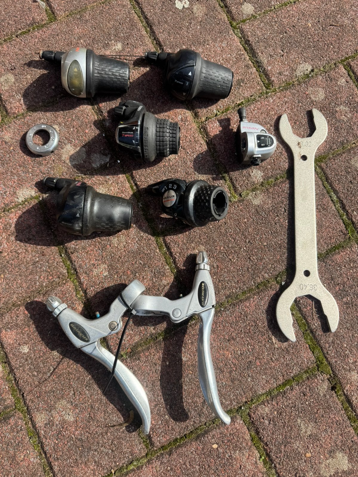 Partij Shimano fietsonderdelen, Ophalen of Verzenden, Gebruikt