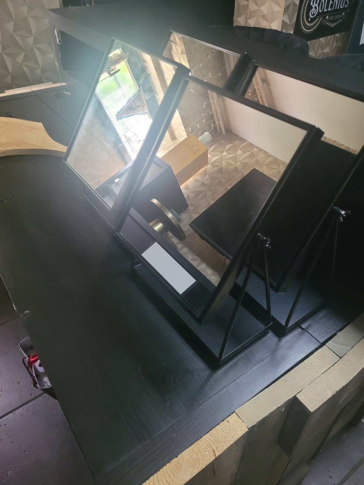 4x IKEA KARMSUND Spiegels 27x43 cm, Minder dan 50 cm, Ophalen of Verzenden, Zo goed als nieuw, Minder dan 100 cm