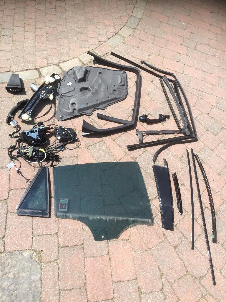 Bmw x6 e71, rechter achterdeur onderdelen: groen getint glas, Auto-onderdelen, Carrosserie en Plaatwerk, Ophalen, Gebruikt, Deur