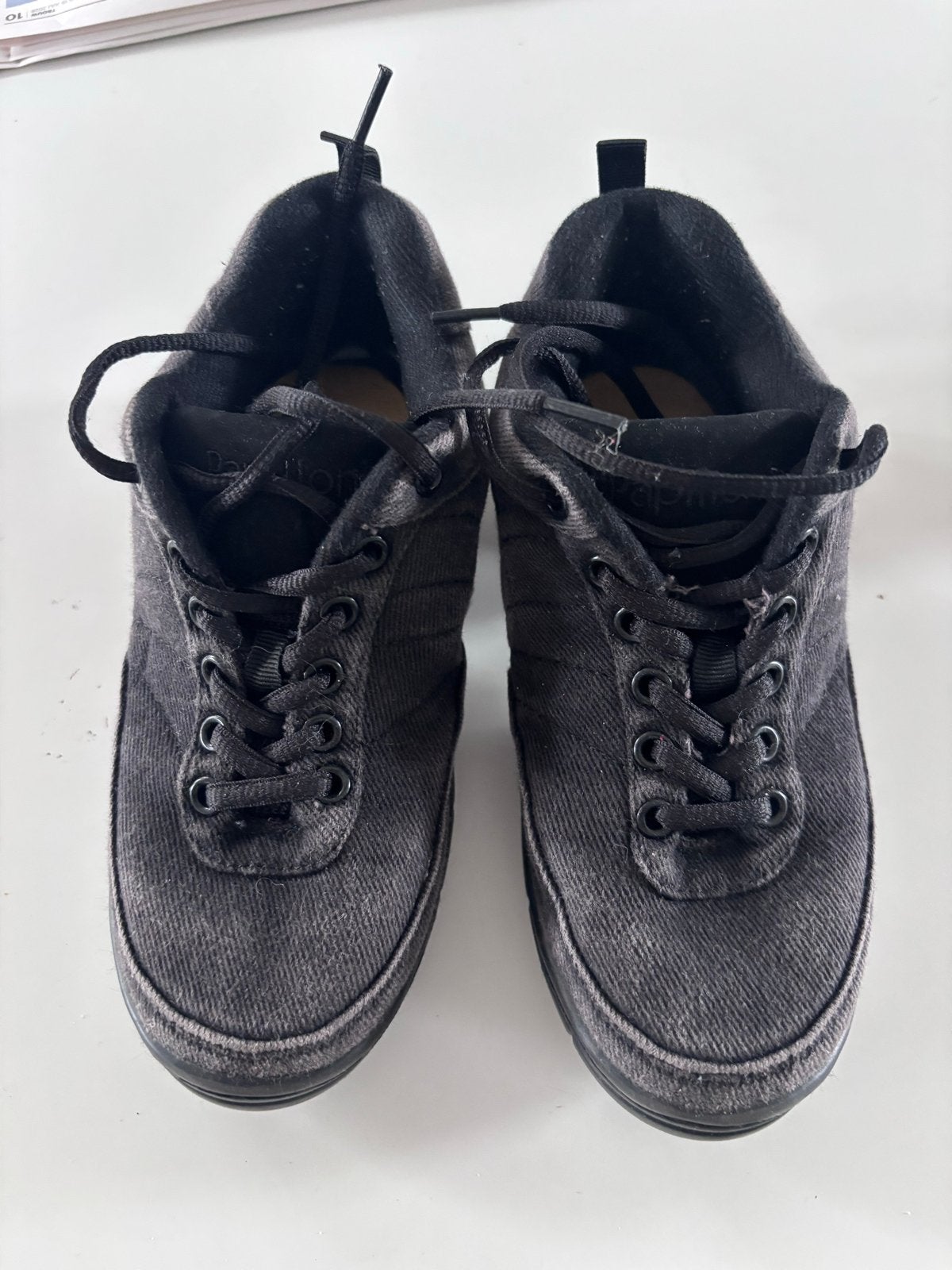 Papillon dansschoenen zwart maat 35/36, Ophalen of Verzenden, Gedragen, Zwart, Dansschoenen