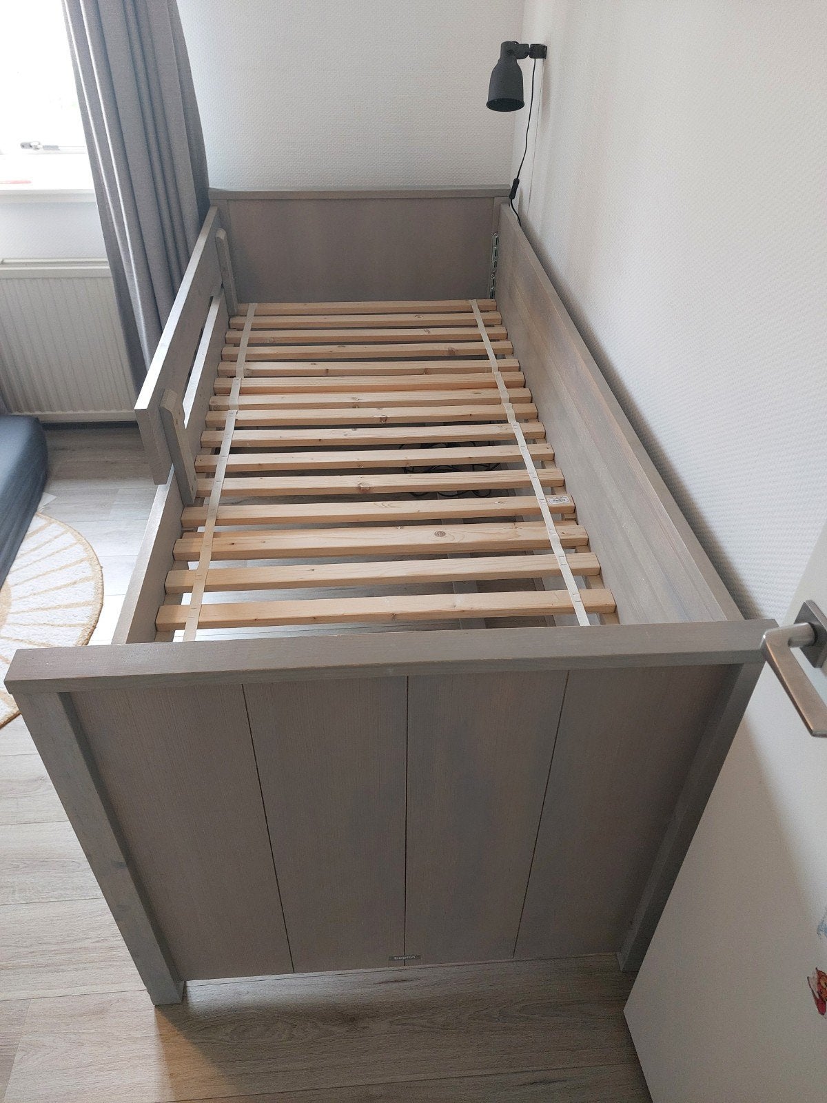 Bopita semi hoogslaper met Lattenbodem., Ophalen, 85 tot 100 cm, Gebruikt, Lattenbodem