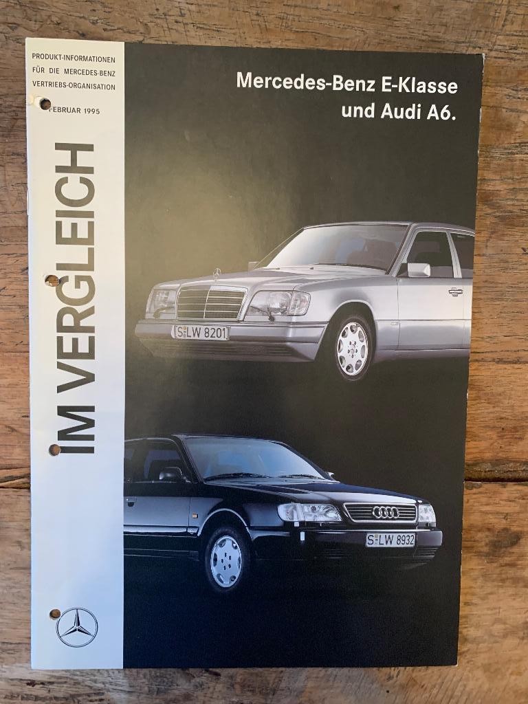 Product-vergelijking Mercedes-Benz E W124 Audi A6 1995, Nieuw, Ophalen of Verzenden, Mercedes-Benz, Audi