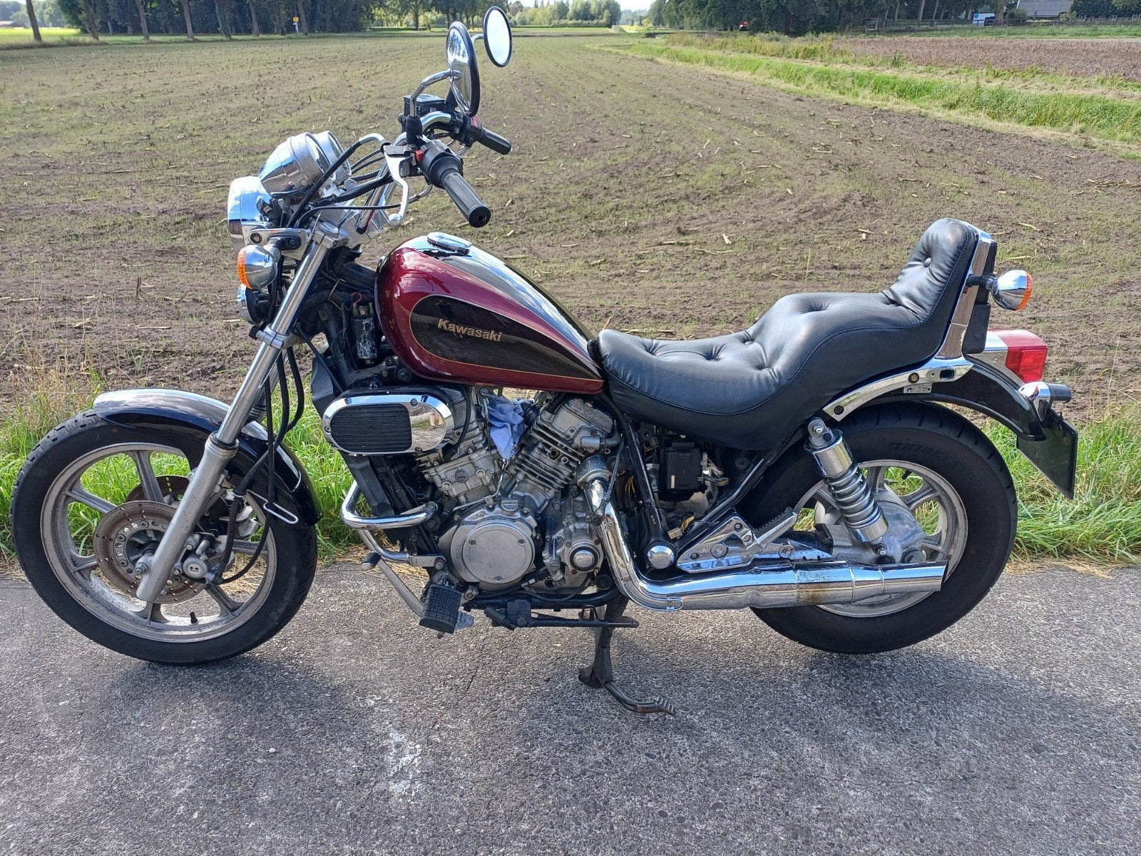 Kawasaki Vulcan 1990 - Opknapper/Onderdelen kenteken, Motoren, Ophalen of Verzenden