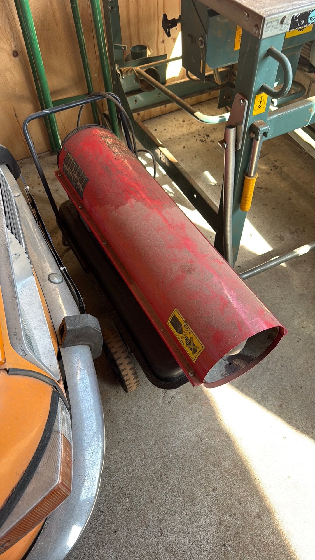 30kw dieslkanon diesel heater, Doe-het-zelf en Verbouw, Verwarming en Radiatoren, Ophalen, 60 tot 150 cm, Kachel, 30 tot 80 cm