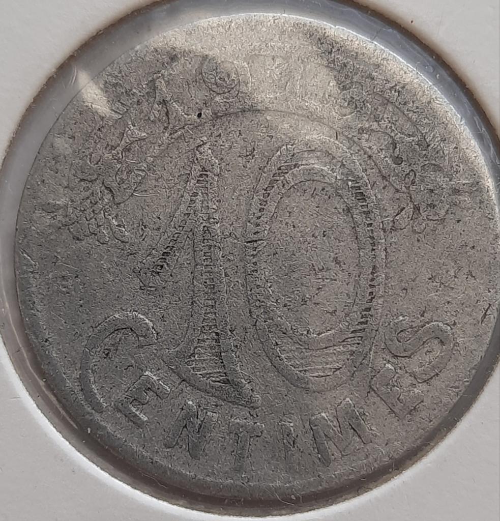 Marseille 10 Centimes 1916., Ophalen of Verzenden, Losse munt