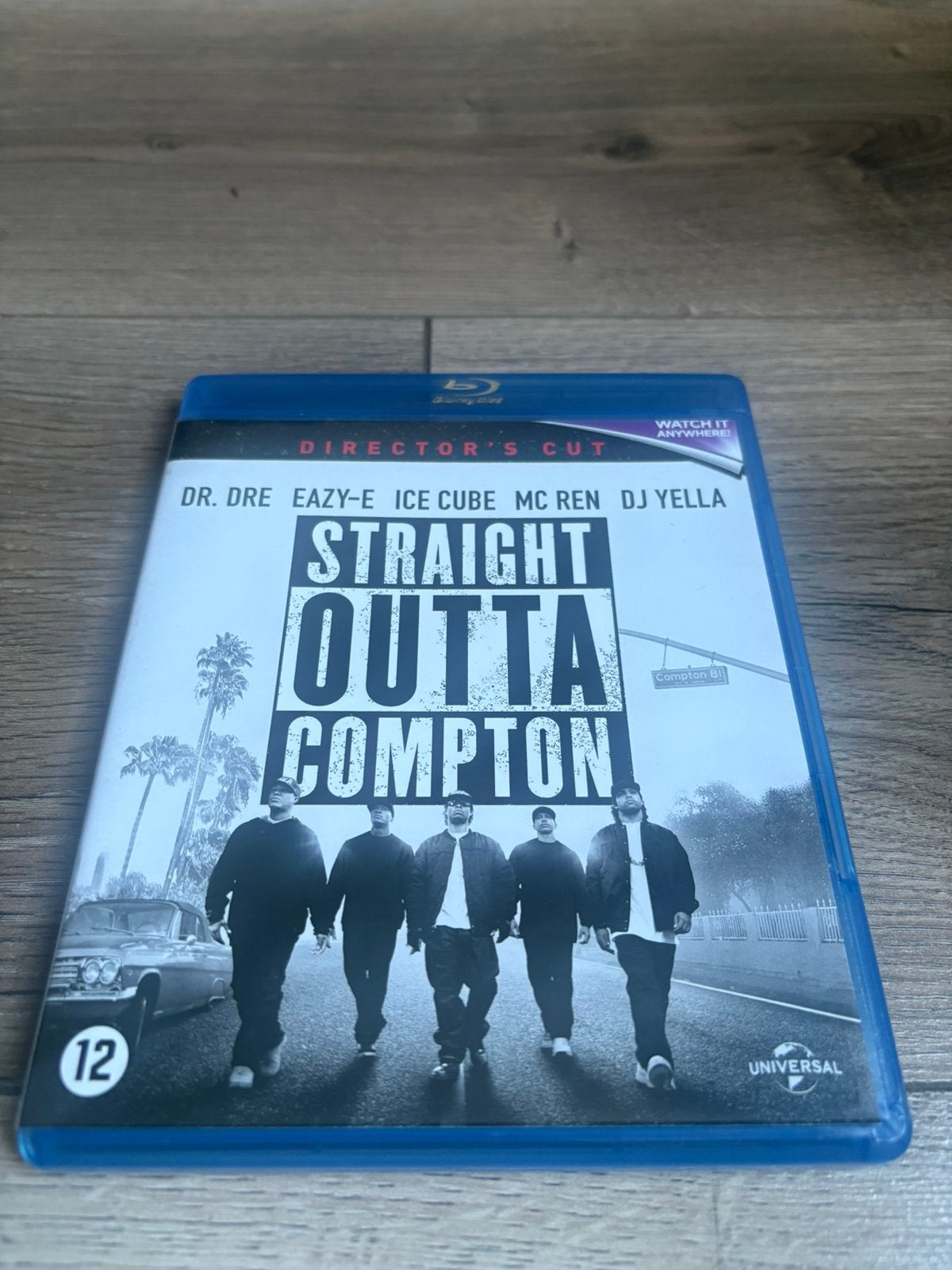 Straight Outta Compton blu tay nederlandse uitgave, Ophalen of Verzenden, Zo goed als nieuw, Actie