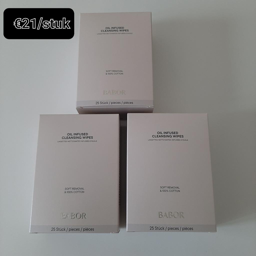 Babor oil infused cleansing wipes, Verzenden, Nieuw, Gehele gezicht, Reiniging