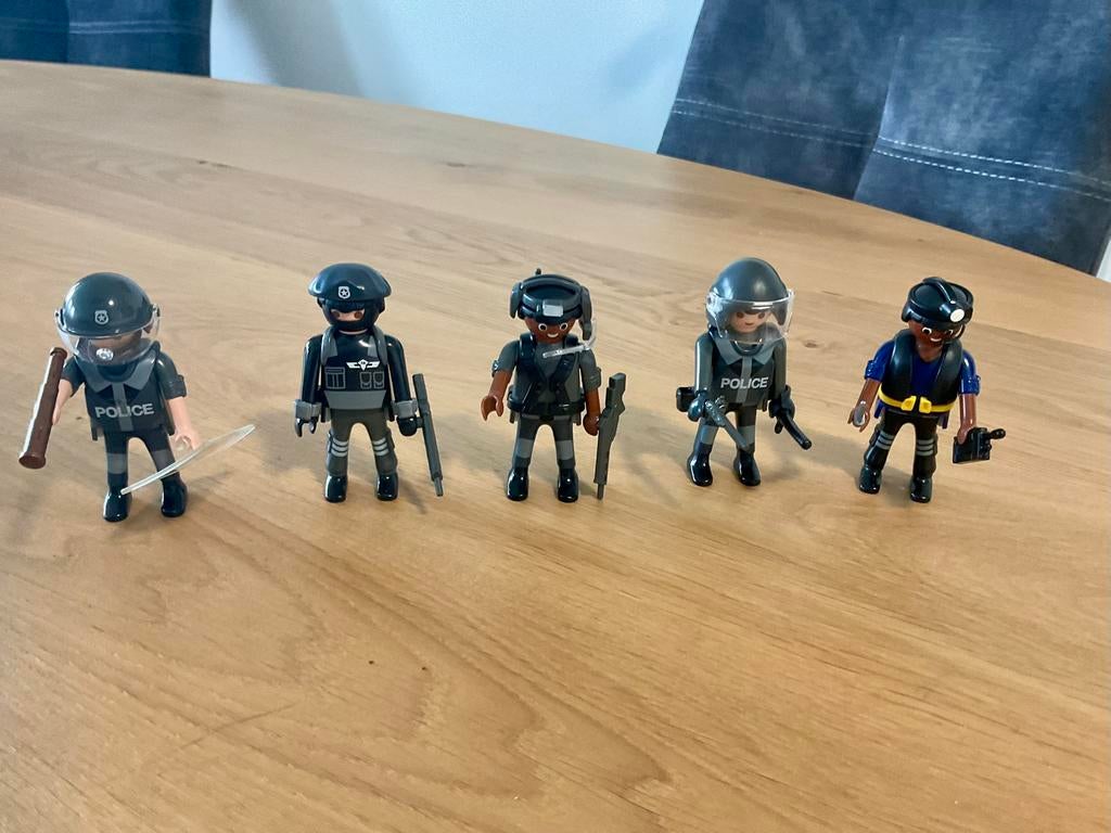 Playmobil : Politie mannen, Ophalen, Gebruikt