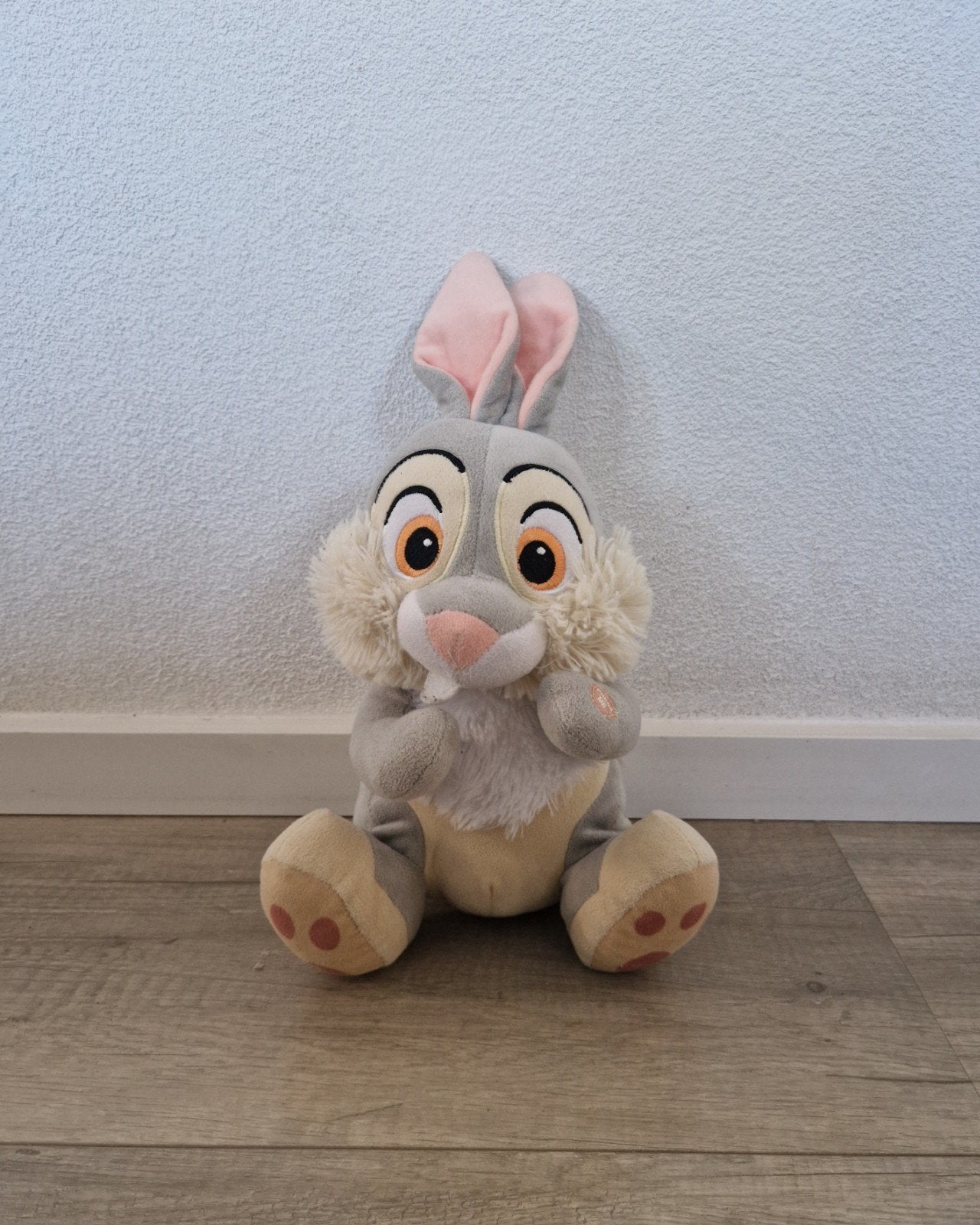 Disney knuffel plush pluche stampertje konijn geluid bambi, Ophalen of Verzenden, Zo goed als nieuw, Knuffel