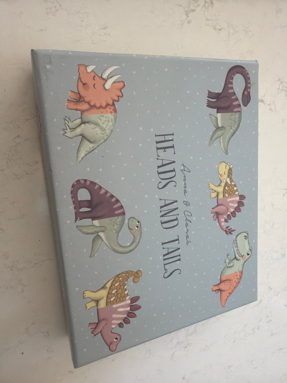 Heads and Tails Dinosaurus Puzzelspel voor Kinderen, Een of twee spelers, Ophalen of Verzenden, Zo goed als nieuw