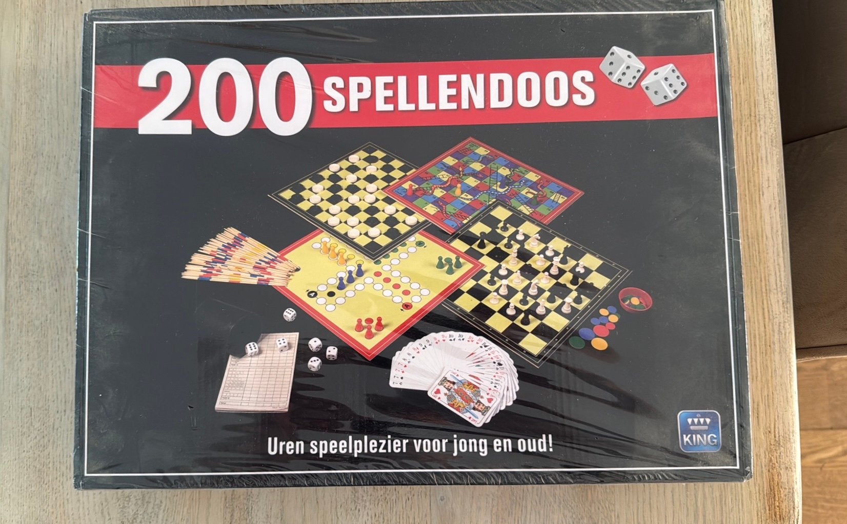 200 spellendoos van het merk King, Ophalen, Nieuw