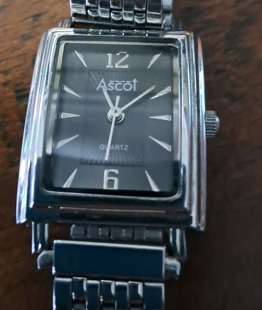 Ascot dames quartz horloge, Sieraden, Tassen en Uiterlijk, Overige merken, Staal, Polshorloge, Ophalen of Verzenden