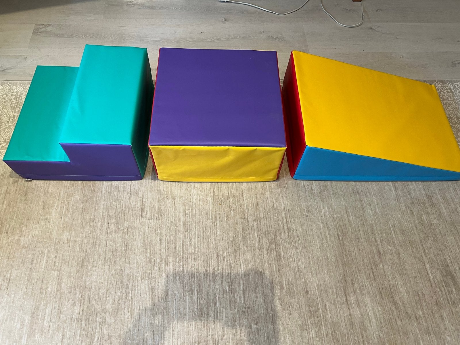 3x Play Factory Soft Play Foam Blokken (Smyth Toys), Ophalen, Zo goed als nieuw, Overige typen