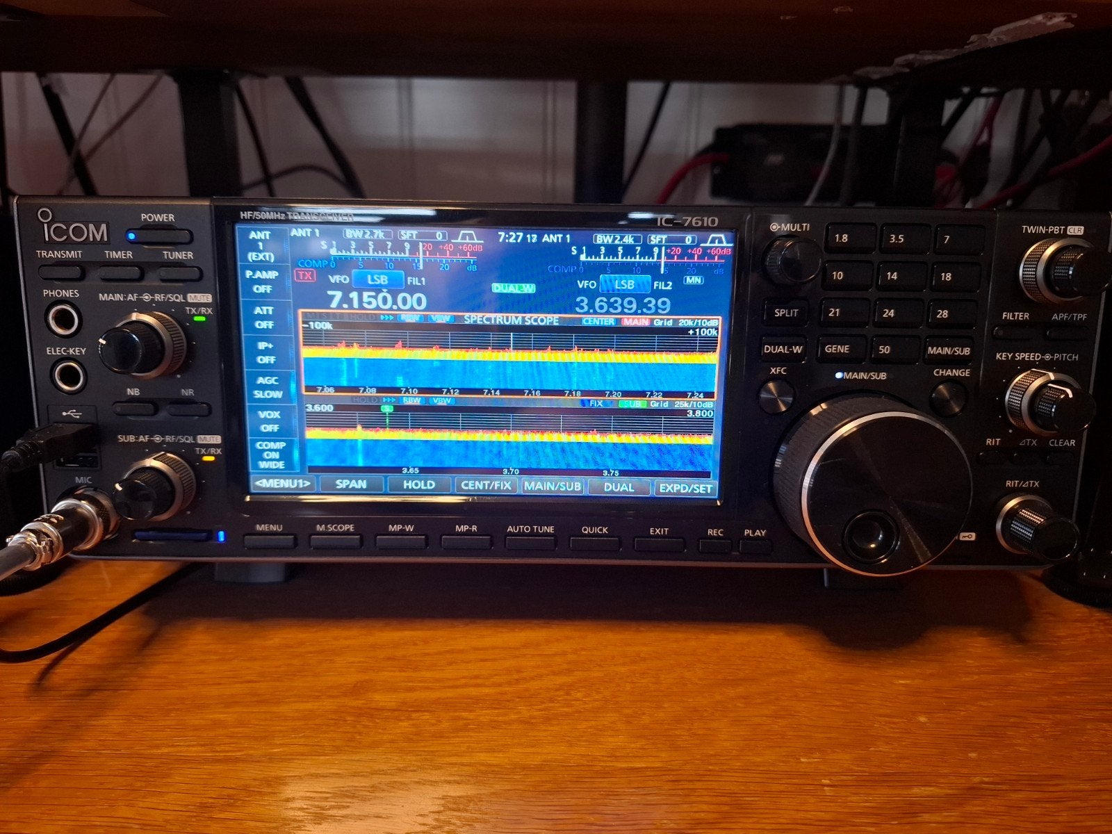 Icom IC7610 in nieuwstaat., Telecommunicatie, Zenders en Ontvangers, Ophalen of Verzenden, Zo goed als nieuw