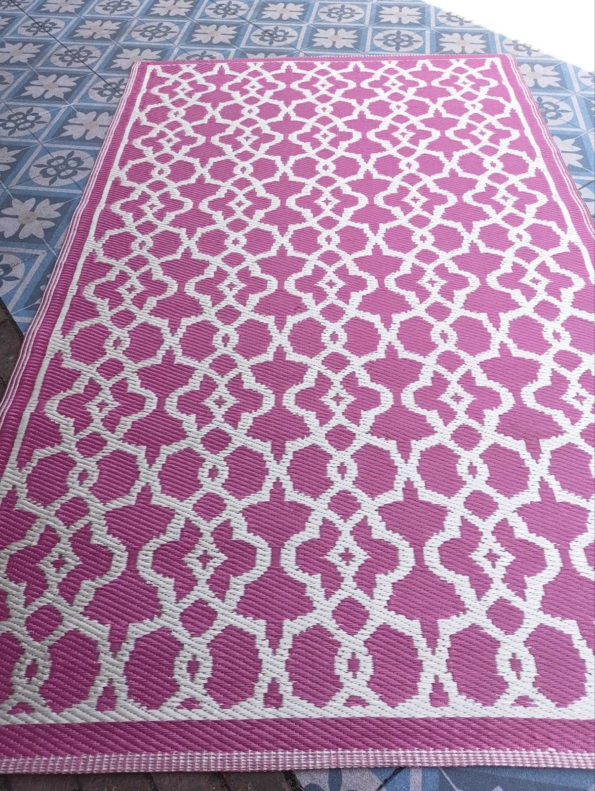 Twee terraskleden 120x190 cm - Camping, Ophalen, 100 tot 150 cm, 150 tot 200 cm, Rechthoekig