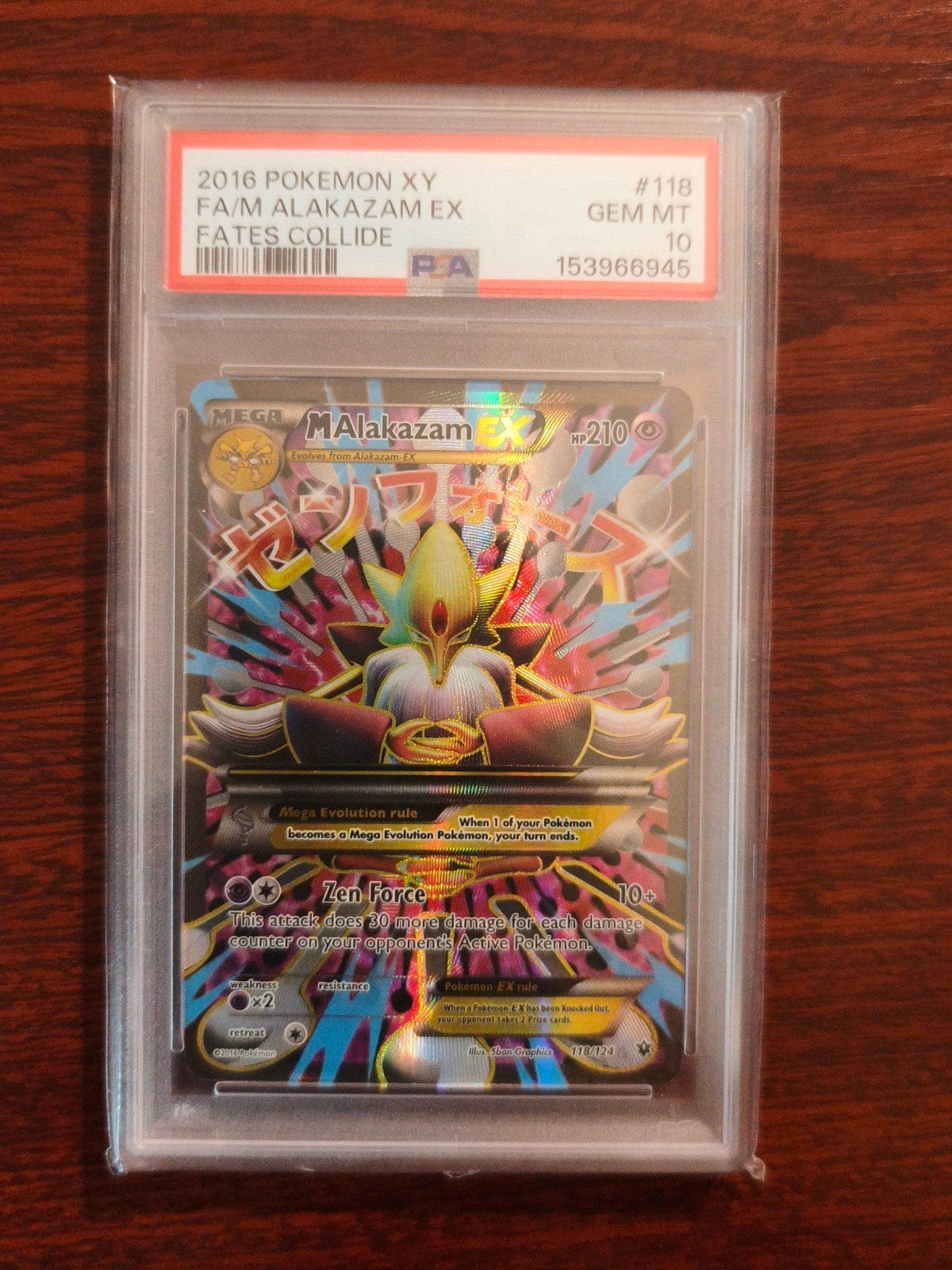 Alakazam 118 XY PSA 10 Pokémon Kaart, Ophalen of Verzenden, Zo goed als nieuw, Losse kaart