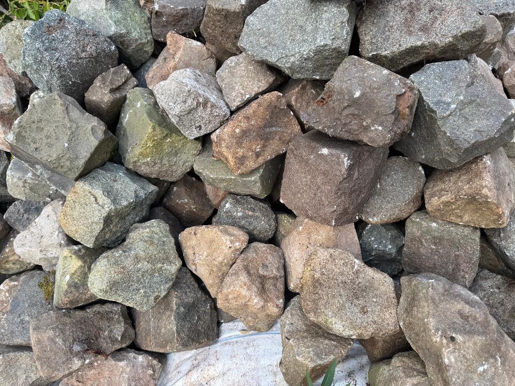 Partij keien voor vijver of bestrating, Tuin en Terras, Ophalen, Gebruikt, Graniet, Kei