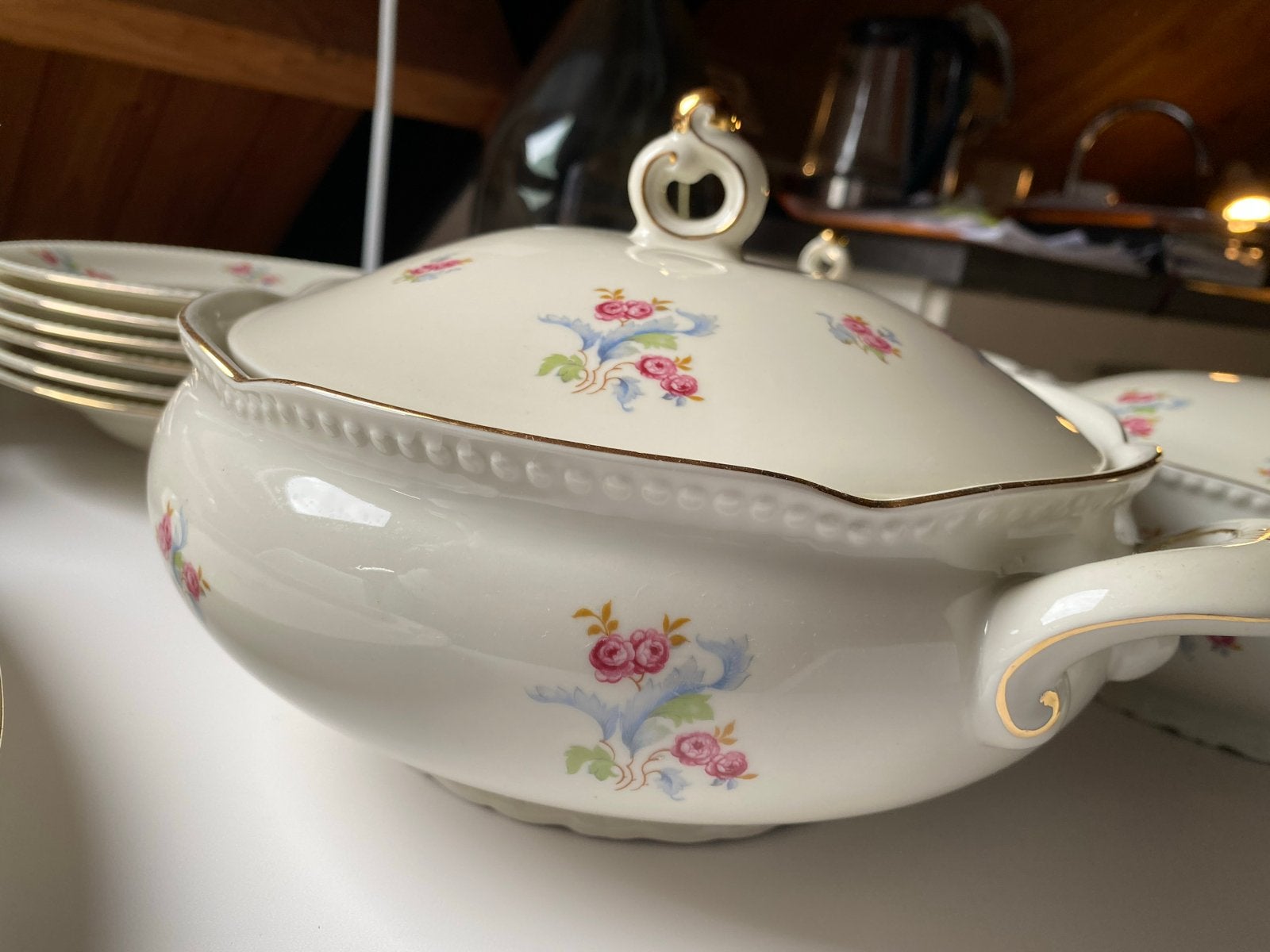Vintage Spenzo Parel 018 porseleinen servies - diverse delen, Ophalen
