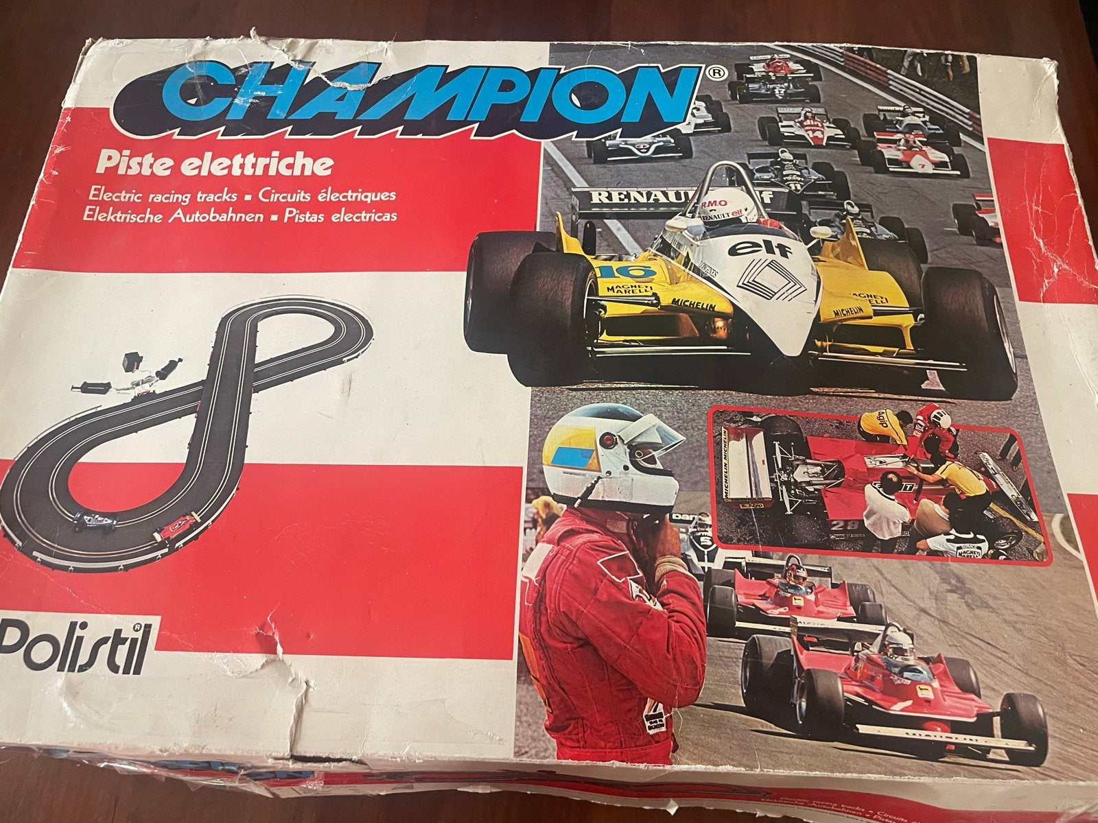 Polistil Champion Piste Elettriche Racebaan - Vintage, Kinderen en Baby's, Overige merken, Ophalen of Verzenden, Elektrisch, Racebaan