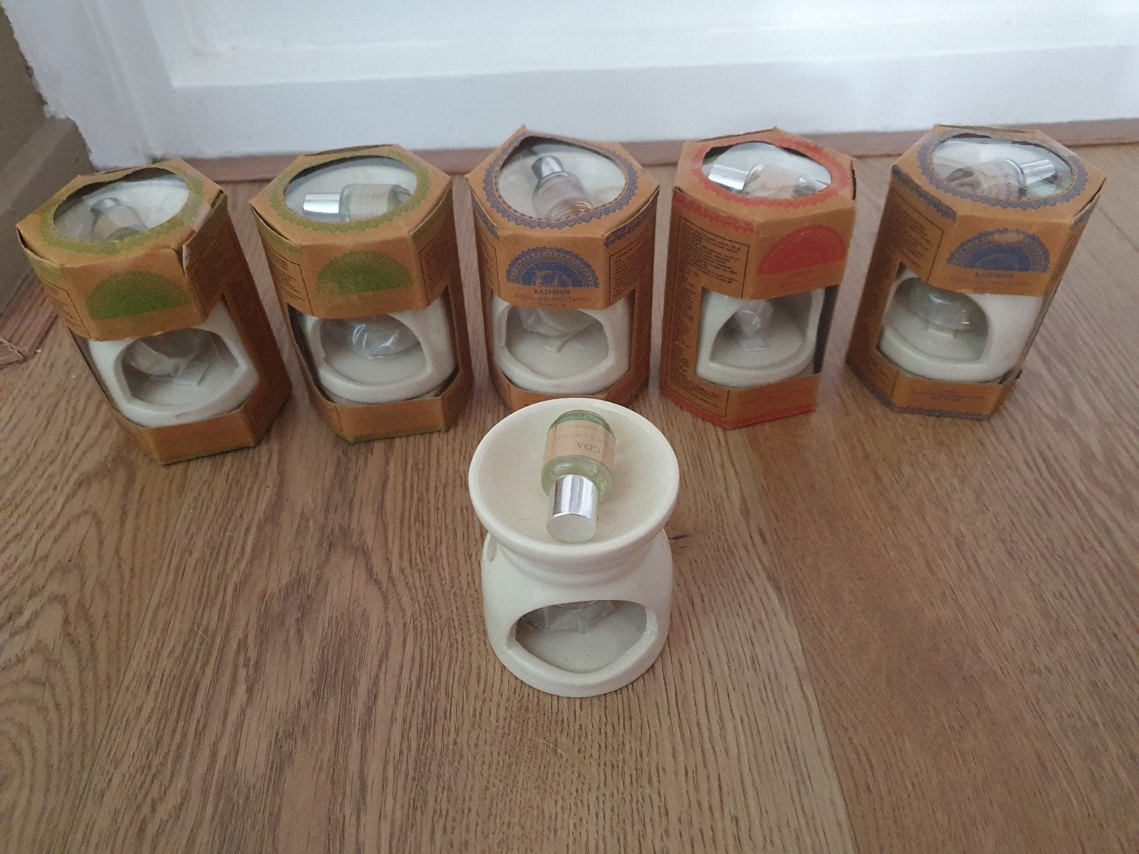 Nieuwe oliebranders met olie en waxinelichtje, Ophalen of Verzenden, Nieuw