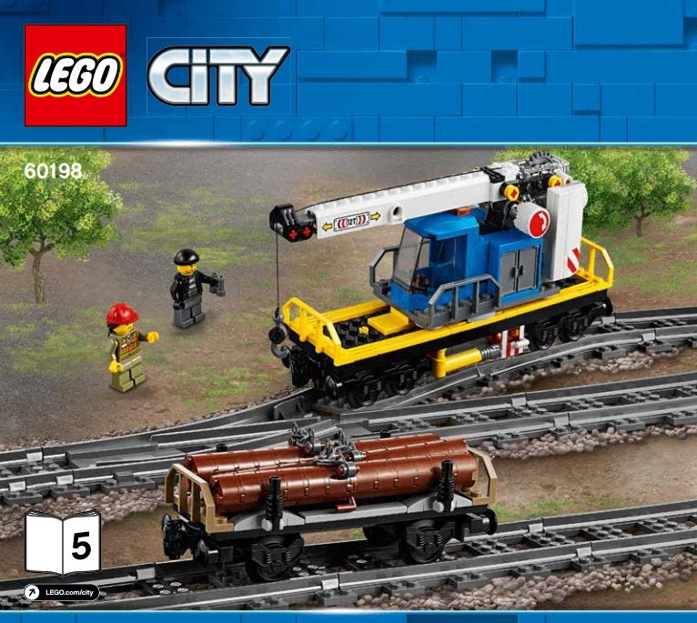 Lego trein 60198: drie goederen wagons (Nieuw!!!), City, Lego, Nieuw, Ophalen of Verzenden