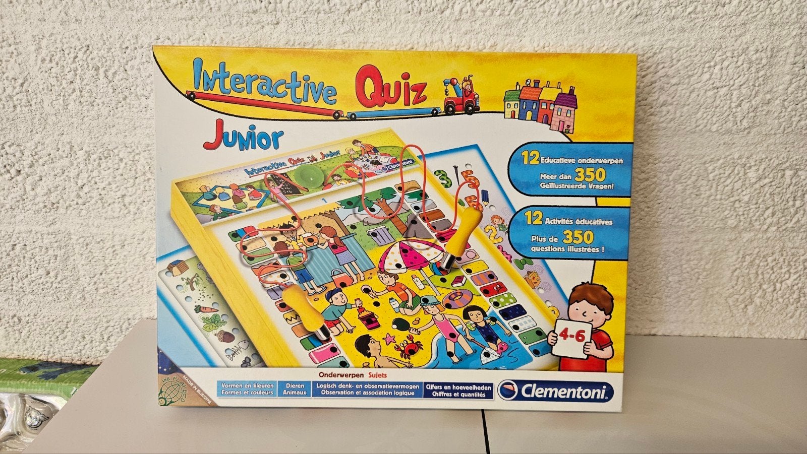 Clementoni Interactive Quiz Junior - Educatief Spel, Ophalen, Gebruikt, Puzzelen