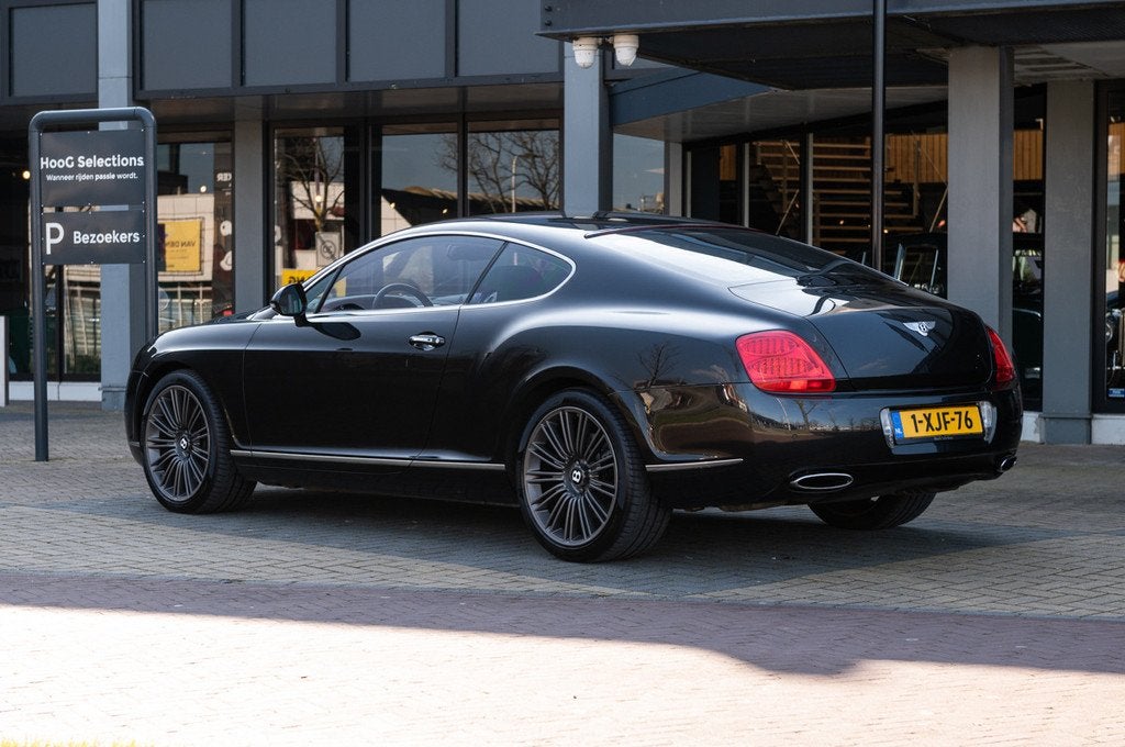 Bentley Continental GT 6.0 W12 Speed (bj 2009, automaat), Automaat, Zwart, 12 cilinders, Bedrijf