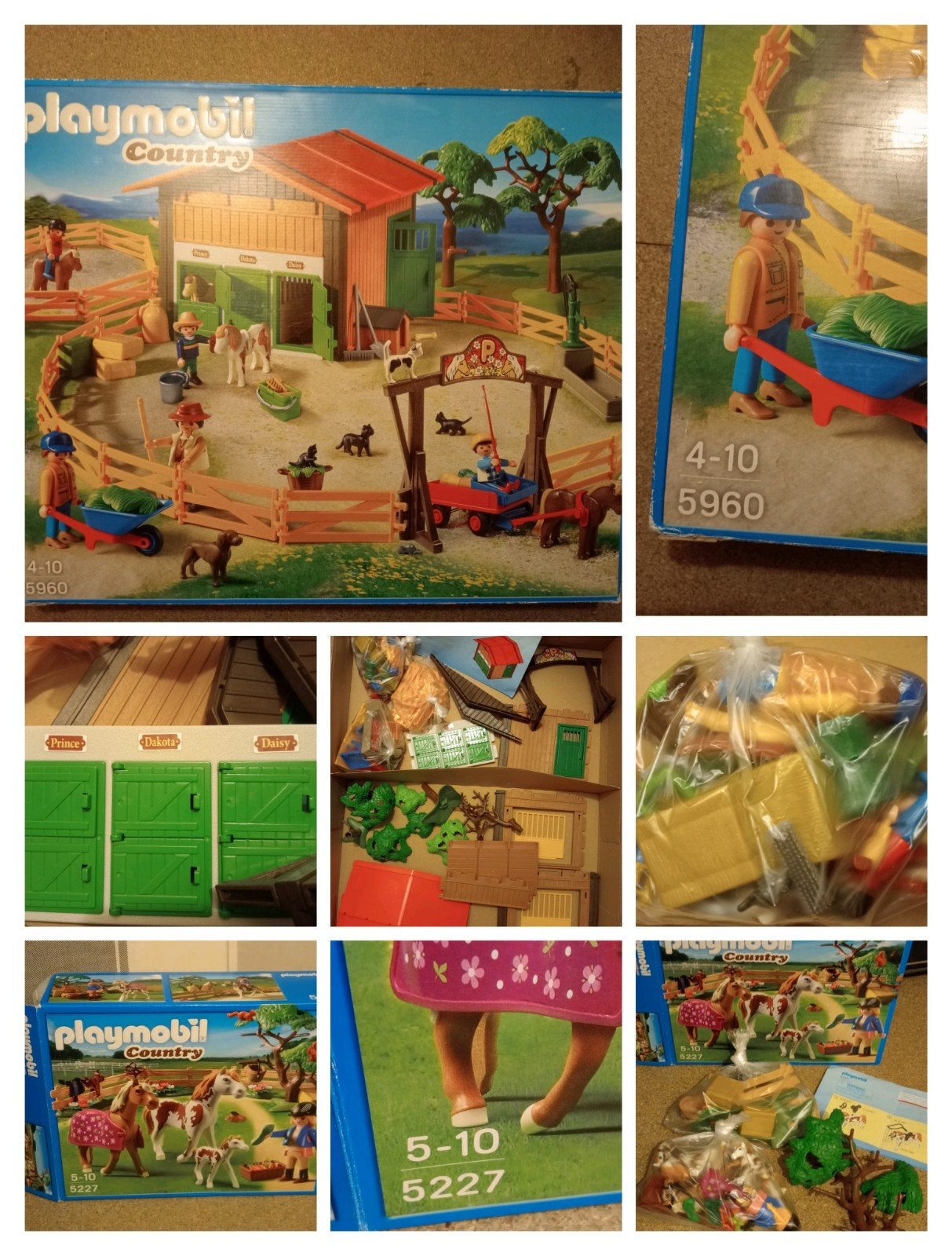 Playmobil 2 grote complete manege/paarden sets, Kinderen en Baby's, Ophalen of Verzenden, Zo goed als nieuw