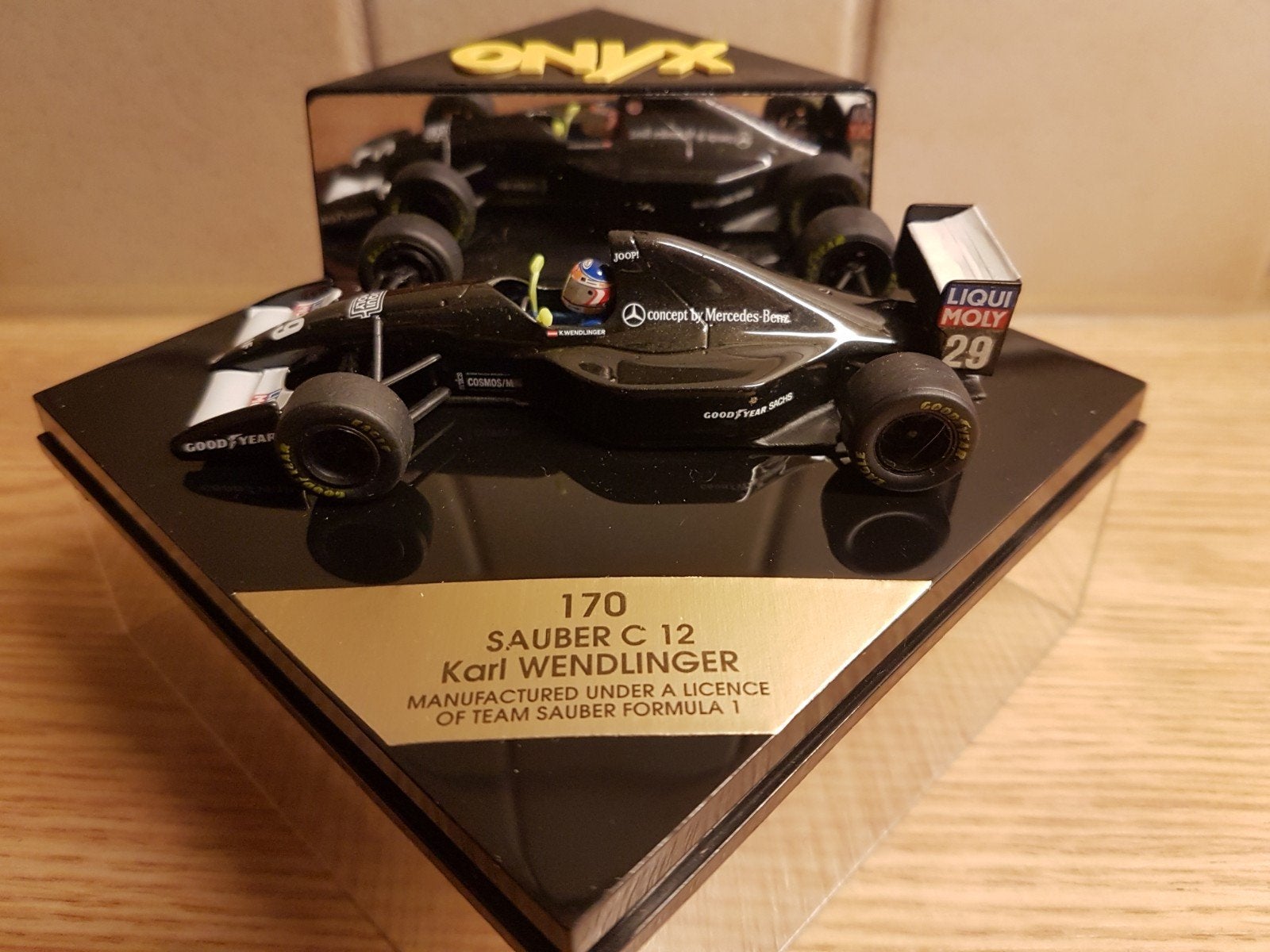 F1 sauber mercedes c12 Karl wendlinger 1993, Hobby en Vrije tijd, Modelauto's | 1:43, Ophalen of Verzenden, Zo goed als nieuw