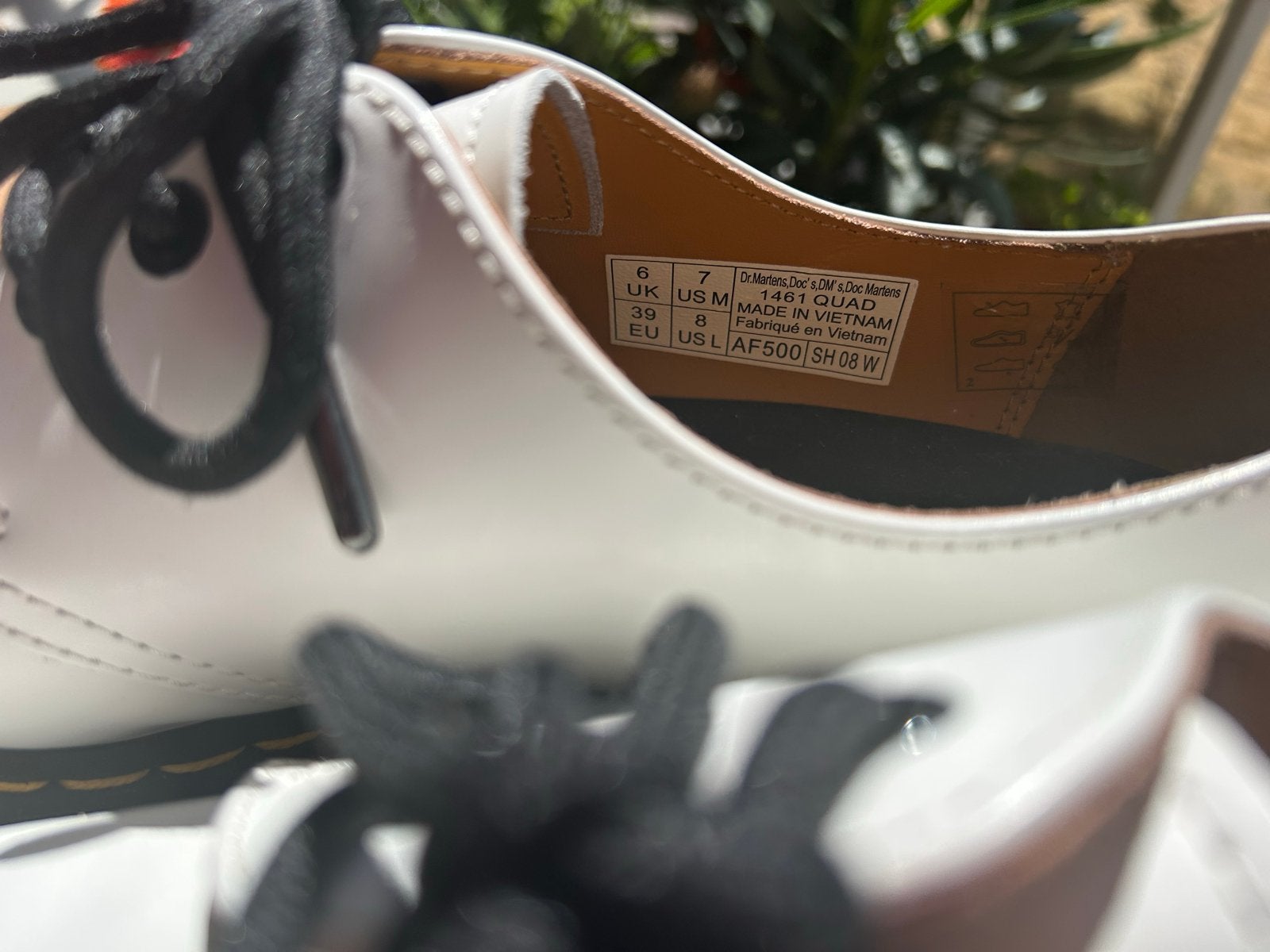 Maat 39 witte Dr. Martens 1461 Quad schoen, Kleding | Dames, Schoenen met lage hakken, Wit, Ophalen of Verzenden, Zo goed als nieuw