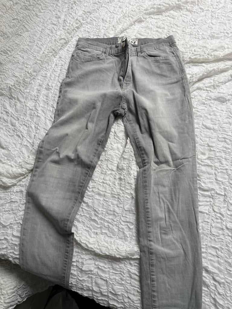 VANILIA high waisted skinny jeans - grijs - maat 40, Kleding | Dames, Spijkerbroeken en Jeans, Ophalen of Verzenden, Zo goed als nieuw