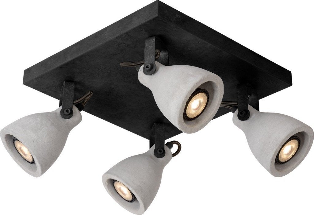 Lucide CONCRILED plafond lamp / spot - LED dimbaar, Huis en Inrichting, Lampen | Plafondlampen, Plafondspot, Ophalen of Verzenden