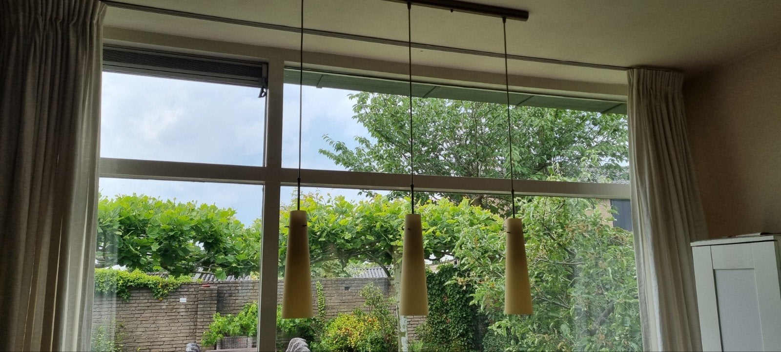Elegante vloerlamp/tafellamp met conische kap, Ophalen, Modern, minimalistisch, eigentijds, Overige materialen, Zo goed als nieuw