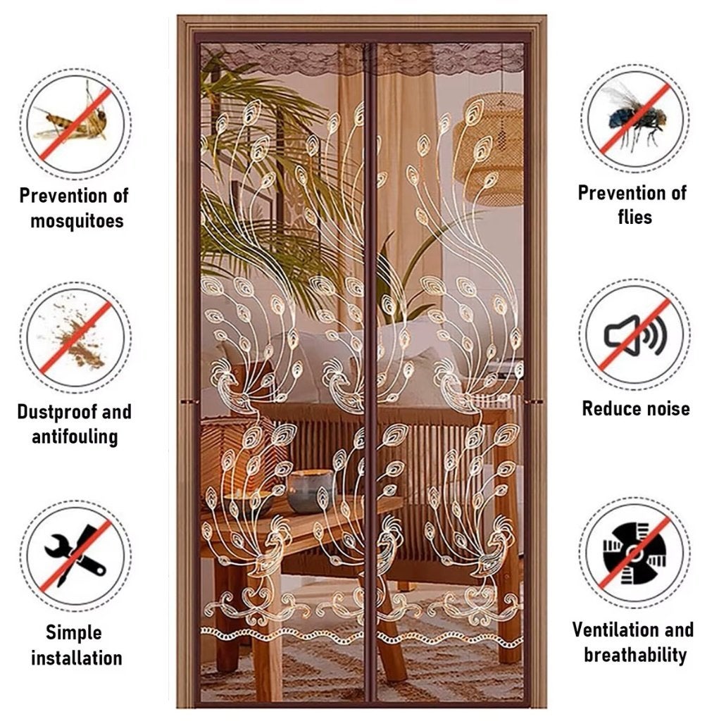 Magneet Hordeur - Insectenwering voor Deuren - nieuw, Ophalen of Verzenden, Nieuw, Bruin