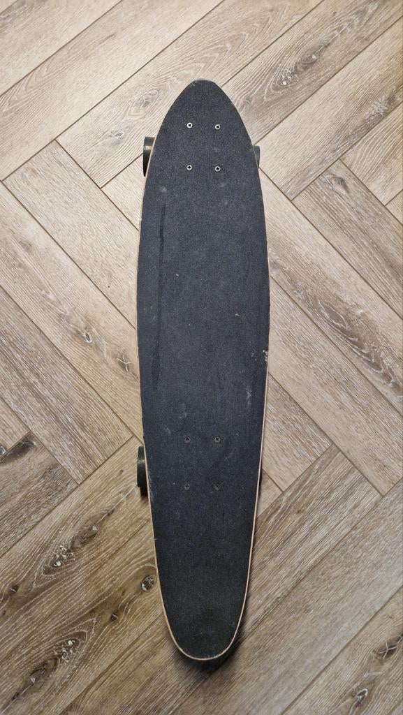 Skateboard 'Eye of the Tiger' - Zo goed als nieuw, Sport en Fitness, Skateboarden, Ophalen of Verzenden, Zo goed als nieuw, Skateboard