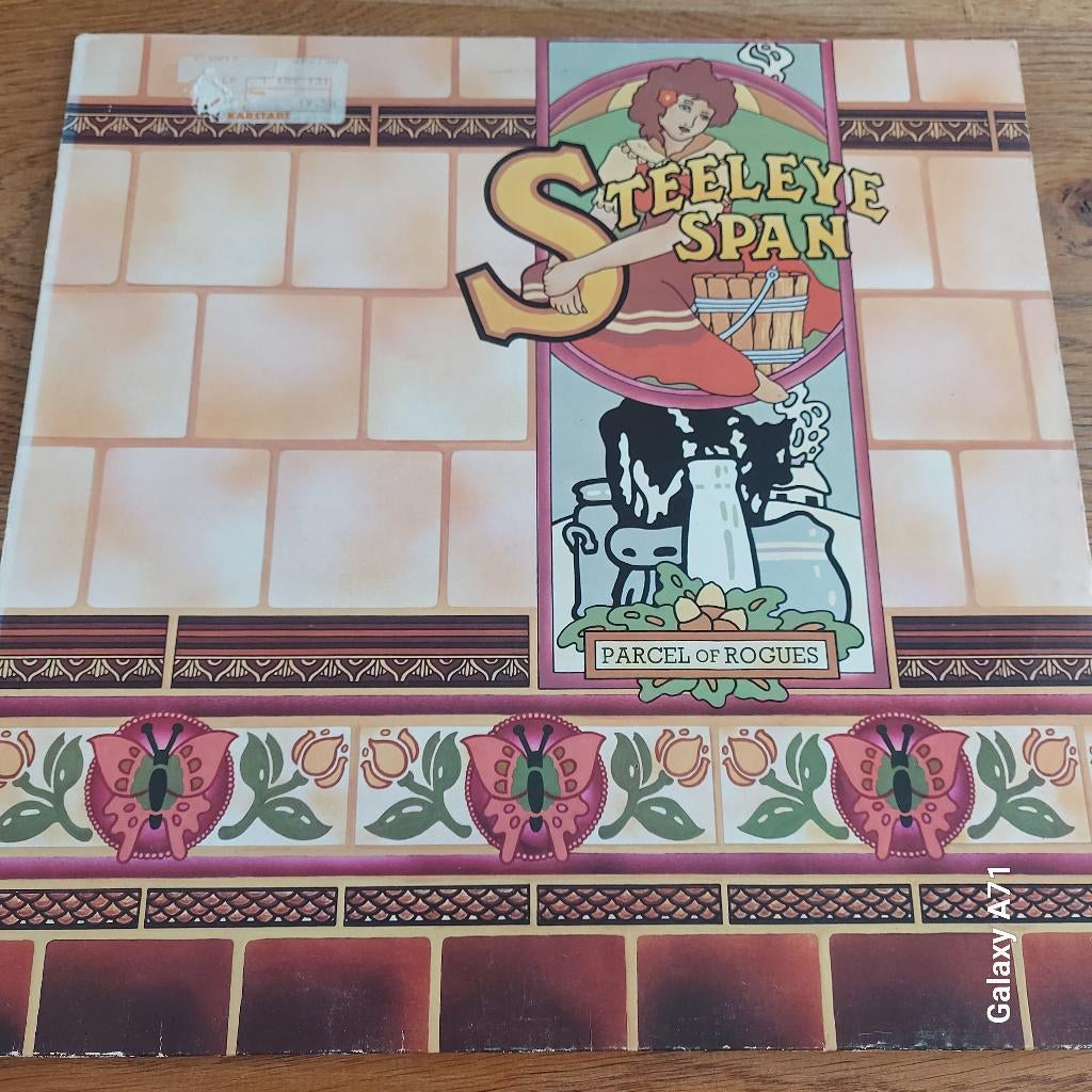 LP Steeleye Span - Parcel Of Rogues (1973), Cd's en Dvd's, Vinyl | Pop, Gebruikt, Beschermende buitenhoes, Fotohoes, Originele persing